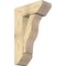 Ekena Millwork Funston Slat Rough Sawn Bracket w/ Offset Brace, Douglas Fir, 8"W x 20"D x 32"H BKT0806X20X32FST06RDF - alternate 1